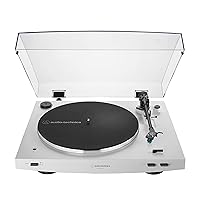 Audio-Technica Audio Technica AT-LP3XBT-WH Bluetooth Turntable Belt Drive Fully Automatic 33/45 (White) Audio-Technica Audio Technica AT-LP3XBT-WH Bluetooth Turntable Belt Drive Fully Automatic 33/45 (White)