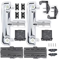 W10712395 Dishwasher Upper Rack Adjuster Kit by Romalon Fit for Whirl-pool Dishwasher Replace AP5957560 W10350375 PS10065979 W10250159 wdt730pahz0 wdt750sahz0（18 Packs）