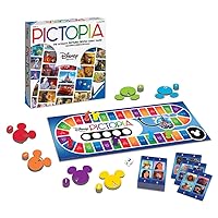 Ravensburger Disney Pictopia - Picture Trivia Family Board Games for Kids and Adults Age 7 Years Up