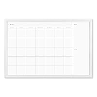 U Brands Magnetic Dry Erase Calendar Board, 30