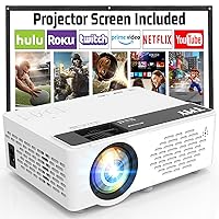 TMY Mini Projector, Upgraded Bluetooth Projector with 100