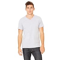 BELLA + Canvas Unisex Jersey Short-Sleeve V-Neck T-Shirt - ASH - 2XL - (Style # 3005 - Original Label)