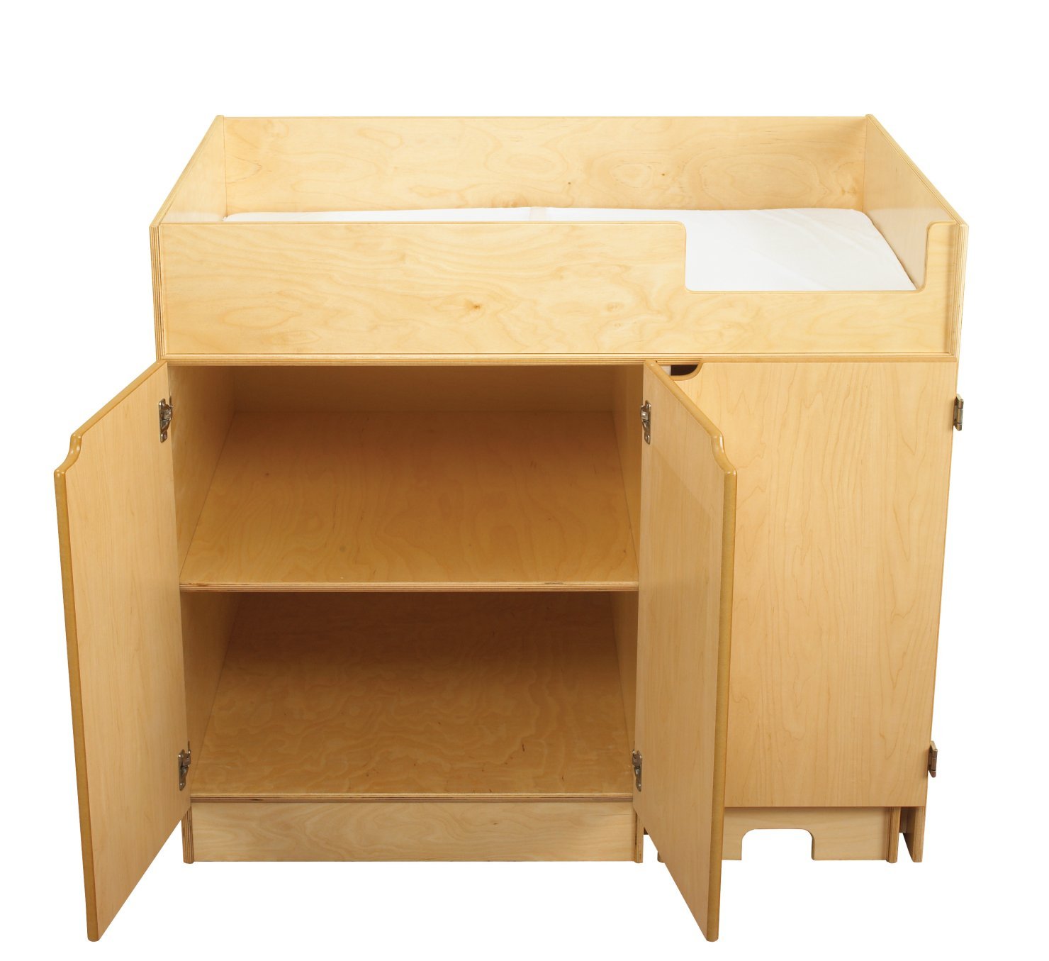 Childcraft 1464150 Changing Table with Steps, 42 x 27-1/8 x 37-1/2 Inches 37 5. Inches Height,27.13 Inches Width,42 Inches Length,Natural Wood