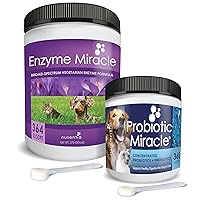 The Miracle Pack - Natural Probiotics + Digestive Enzymes (Large) - Prebiotics - for Diarrhea, Gas, Loose Stool, Digestive Upset, & Allergies