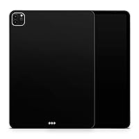Solid State Black Full-Body Wrap Decal Protective Skin-Kit Compatible with Apple iPad Air 3 (A2152/A2123/A2153)