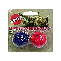 Ethical Atomic Bouncing Ball Cat Toy, 2-Piece (colors may vary)