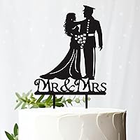 Wedding Cake Topper, Choose Military Uniform, Marine, Army, Navy, Airforce, Acrylic Calligraphy Personalized Rustic Cake Topperm
