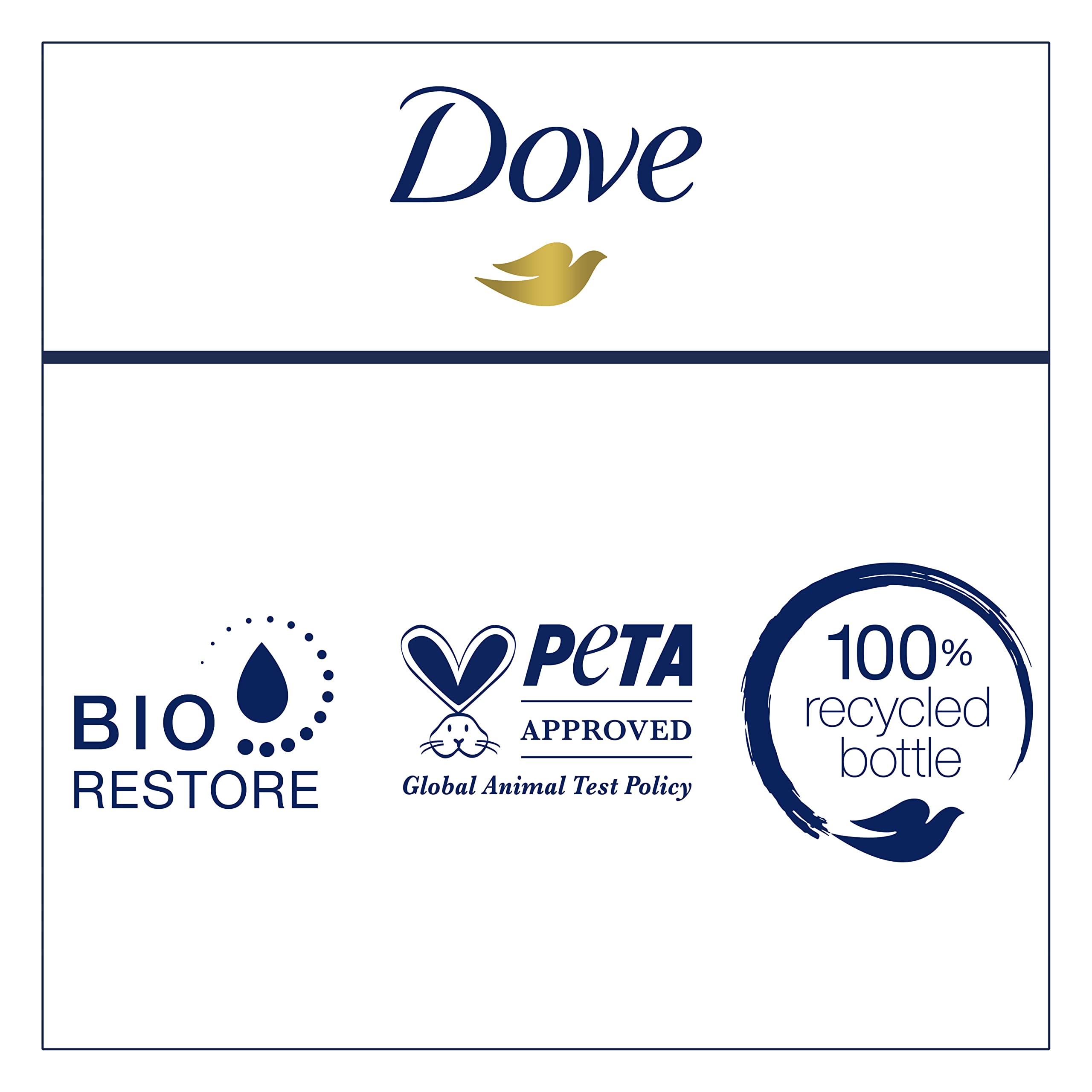 Dove Conditioner Intensive Repair w/Pump 4 count for Damaged Hair Conditioner with Bio-Restore Complex 31 oz