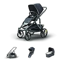 Veer Switch&Roll Infant Essentials Bundle | 4 Wheel All-Terrain Stroller with Switchback Seat and Bassinet | Fits All Major Infant Car Seats (Adapters Sold Separate) | Fully Collapsible