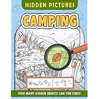 Camping Hidden Pictures: Search And Find Discover The Hidden Picture In Camping Puzzles Book For Kids, Adults For Relaxing, Stress Relief