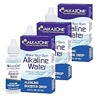 Make Your Own Alkaline Water | 1 Pack Makes 20 Gallon of Alkaline Water | Alkaline Booster Drop | 3 Pack 1.25 Oz |