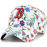 '47 Clean Up MLB Boston Red Sox Women's Highgrove Adjustable Hat - Floral, Floral, One Size