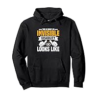 This Is What An Invisible Disability Looks Like Blindness Pullover Hoodie