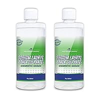 Sodium Lauryl Ether Sulphate |Face, Hair,Hand Wash Products| Cleanser, Foaming Agent |Used in Shampoo, Soap, Detergent, Bubble Bath, Shower Gel - 500 ml/ 16.9 Fl Oz (Pack of 2)