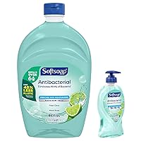 Softsoap Liquid Hand Soap Refill, Antibacterial Fresh Citrus, 57.5 Ounce Combo Pump + Bottle