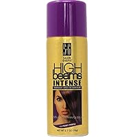 High Beams Intense Spray-On Hair Color –Punky Purple - 2.7 Oz - Add Temporary Color Highlight to Your Hair Instantly - Great for Streaking, Tipping or Frosting - Washes out Easily