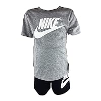 Nike Boys Shorts & Top Set (3T, Black)