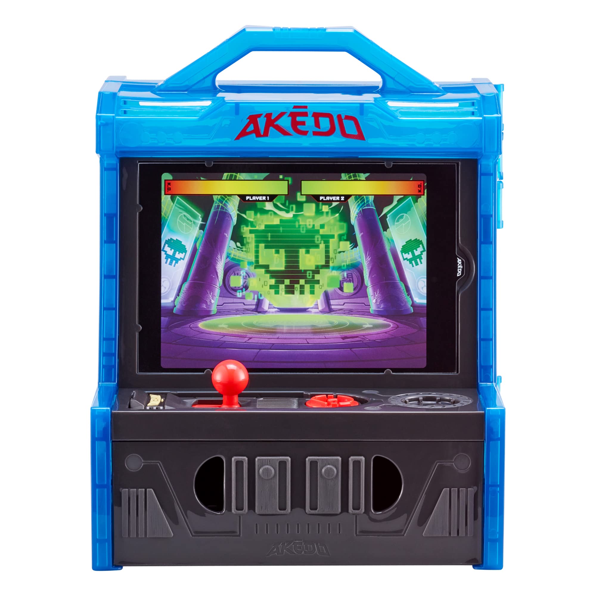 Akedo - Ultimate Arcade Warriors Collector Case Mini Battling Action Figures Ready, Fight, Split Strike,Multicolor,14241, For Ages 6+