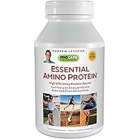 ANDREW LESSMAN Essential Amino Protein 180 Capsules – Easy-to-Absorb, Small Peptides and Free-Form Amino Acids, Comprehensive Protein Source. Hormone-Free, Lactose-Free, Sodium-Free. No Additives