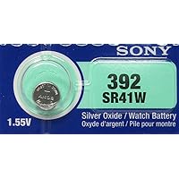 392 - SR41W - LR41 - AG3 Sony Button Cell Watch Battery