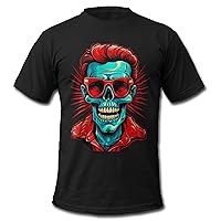 The Greaser Skull 2 Rockabilly Men's T-Shirt