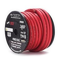 Orion XTR XPW050R 0 Gauge Wire Roll (50ft) 100% OFC Copper - High Powered Car Audio/Amplifier Power & Ground Cable, Battery Cable, Electrical, Stereo, Welding Battery, RV Trailer Wiring…