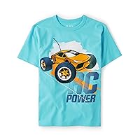 The Children's Place Baby Boys' Short Sleeve Vehicle Graphic T-Shirt