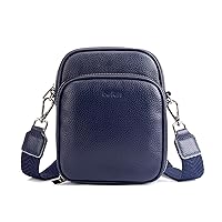 befen Genuine Leather Small Crossbody Bags for Women Trendy Travel Cell Phone Wallet Purses with Card Holder