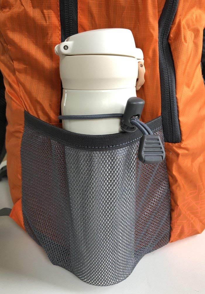 Outlander Packable Handy Lightweight Travel Hiking Backpack Daypack-Orange-L
