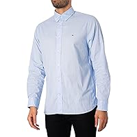 Men's Flex Poplin Regular Shirt, Blue