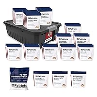 4Patriots: Emergency Food Supply, 72-Hour & 4-Week Survival Bundle, Freeze Dried Food, Perfect for Camping, Freeze Dried Preparedness Food, Designed to Last 25 Years, Be Ready with 212 Servings