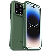 OtterBox FRĒ Series Waterproof Case with MagSafe (Designed by LifeProof) for iPhone 14 Pro Max (ONLY) - DAUNTLESS (Green)