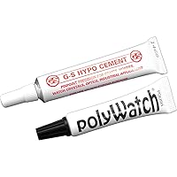 G-S Hypo Cement and Polywatch Plastic Crystal Polish Scratch Remover