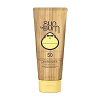 Sun Bum Original SPF 50 Sunscreen Lotion | Vegan and Hawaii 104 Reef Act Compliant (Octinoxate & Oxybenzone Free) Broad Spectrum Moisturizing UVA/UVB Sunscreen with Vitamin E | 6 oz