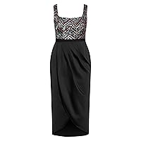 City Chic Women's Dress Sequin Bodice