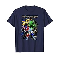 Transformers: Rise of the Beasts Heroes Vintage Group Shot T-Shirt