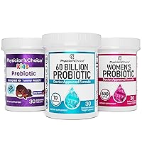 Physician's CHOICE Probiotic Family Bundle - 60B CFU Probiotic - Kids Probiotic - Womens Probiotic