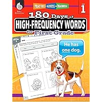 180 Days of High-Frequency Words for First Grade - Learn to Read First Grade Workbook - Improves Sight Words Recognition and Reading Comprehension for Grade 1, Ages 5 to 7 (180 Days of Practice) 180 Days of High-Frequency Words for First Grade - Learn to Read First Grade Workbook - Improves Sight Words Recognition and Reading Comprehension for Grade 1, Ages 5 to 7 (180 Days of Practice) Paperback Kindle