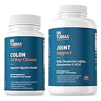 Colon 14 Day Cleanse and Joint Supplement, with Fiber, Herbs & Probiotics, Glucosamine, Supporting Gut and Joint Health, for Men & Women