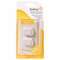 Safety 1st Deluxe Press Fit Outlet Plugs, 8 Count