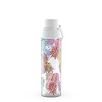 Tervis Watercolor Pineapples Made in USA Double Walled Insulated Tumbler Travel Cup Keeps Drinks Cold & Hot, 24oz Venture Lite Water Bottle, Classic