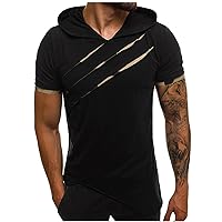 T-Shirts for Men,Casual Short Sleeve Plus Size Street Print Muscle Fashion Personality Blouse 2024 Tee Shirts
