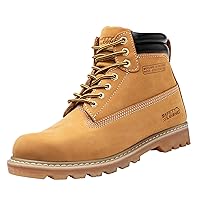 Work Boots for Men Waterproof Soft Toe Non Slip Comfortable Boots