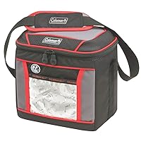 Coleman Soft Cooler Bag | Keeps Ice Up to 24 Hours | Insulated Lunch Cooler with Adjustable Shoulder Straps | Great for Picnics, BBQs, Camping, Tailgating & Outdoor Activities
