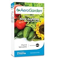 Grow Anything Seed Pod Kit for AeroGarden Hydroponic Indoor Garden, 9-Pod