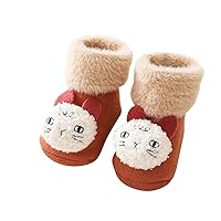 Baby Shoes Children Toddler Autumn Winter Boys And Girls Floor Socks Non Slip Plush Warm And Comfortable House Shoes