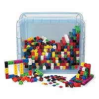 hand2mind Snap Cubes, Math Linking Cubes, Plastic Cubes, Snap Blocks, Color Sorting, Connecting Cubes, Math Manipulatives, Counting Cubes for Kids Math, Math Cubes, Math Counters (Set of 2000)