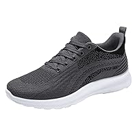 Running Shoes Mens Lightweight Sport Sneakers Running Shoes Mens Lightweight Sport Sneakers Men's Breathable Solid Color Korean Version Trendy Casual Comfortable