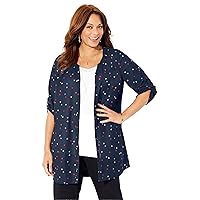Catherines Women's Plus Size Uptown Tunic Blouse