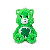 Care Bears Good Luck Bear Stuffed Animal, 14 inches , Green